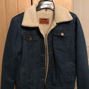 A Sherpa Denim Jacket